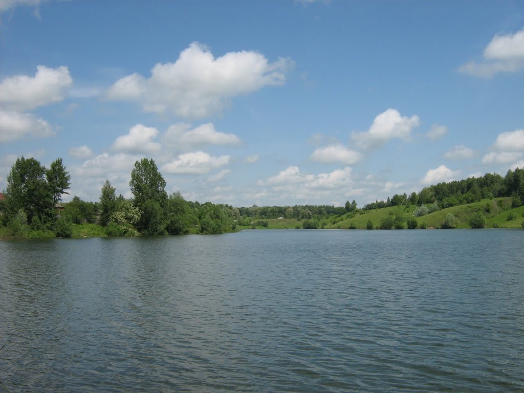 Крупецкой пруд, с плотины