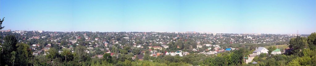 Kur river valley panorama