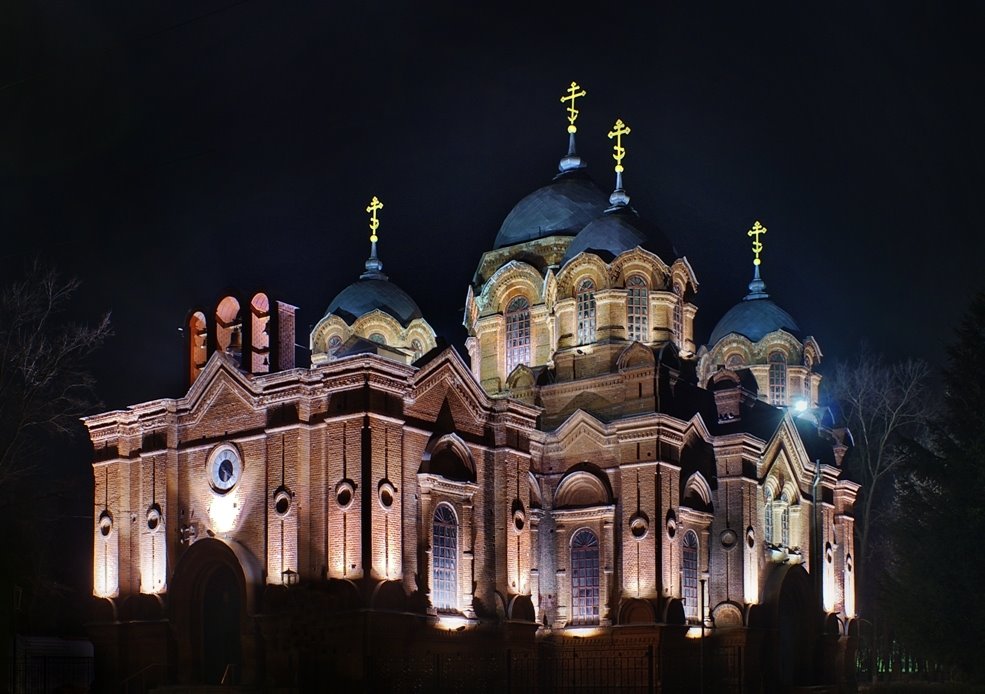 Kursk region. Obojan town.Old temple.