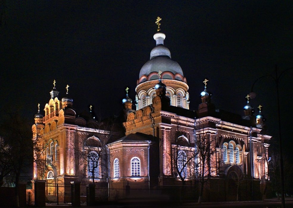 Kursk region. Obojan town.Old temple.
