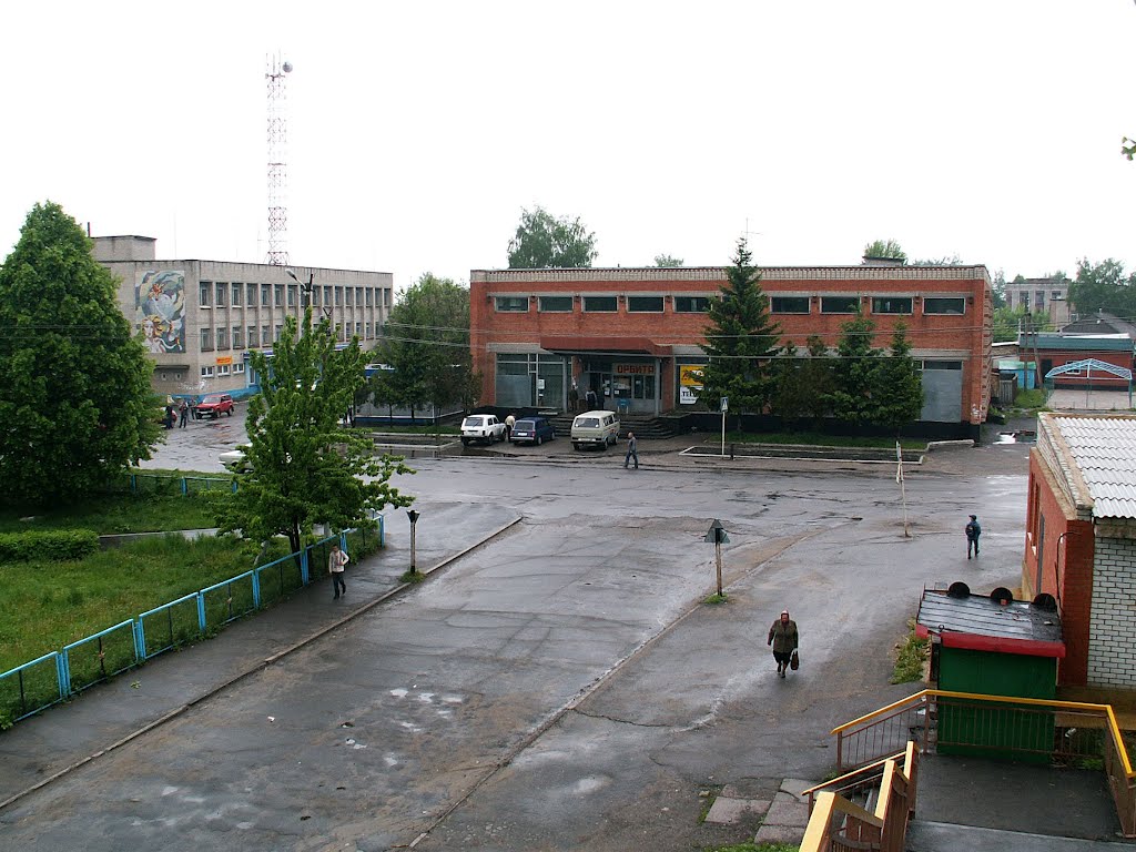 Пристень, с мостика