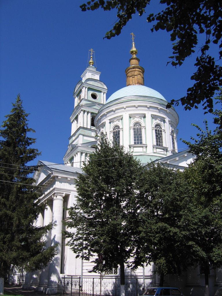 Kursk region. Rilsk town.Old temple.