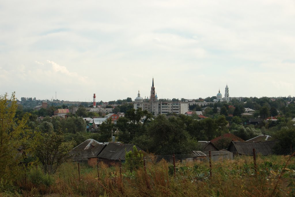 Вид на город от монастыря