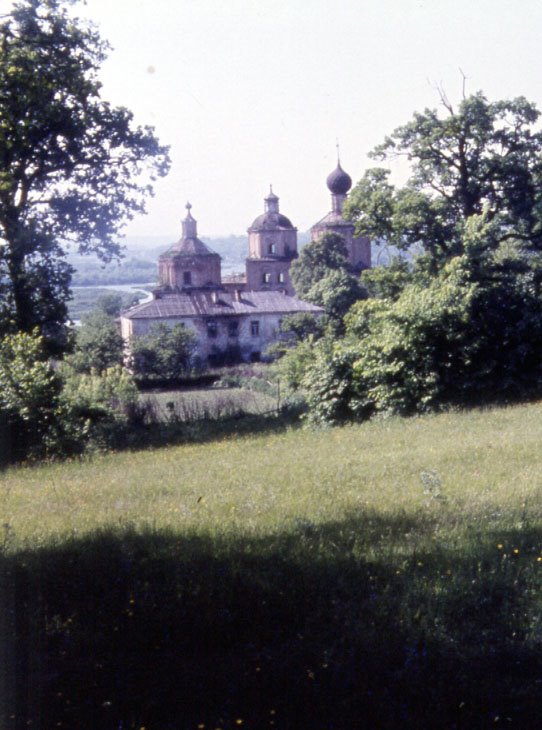 Inside monastery park