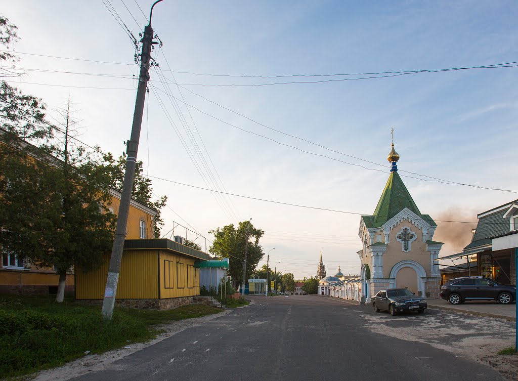 Часовня в честь спасения семьи императора Александра Третьего при крушении поезда в 1888 году возле станции Борки.