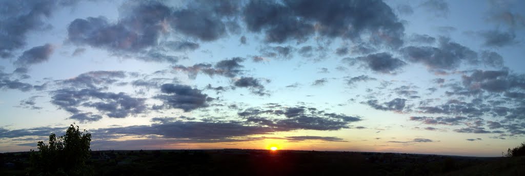 Sunset Закат вид из Тима