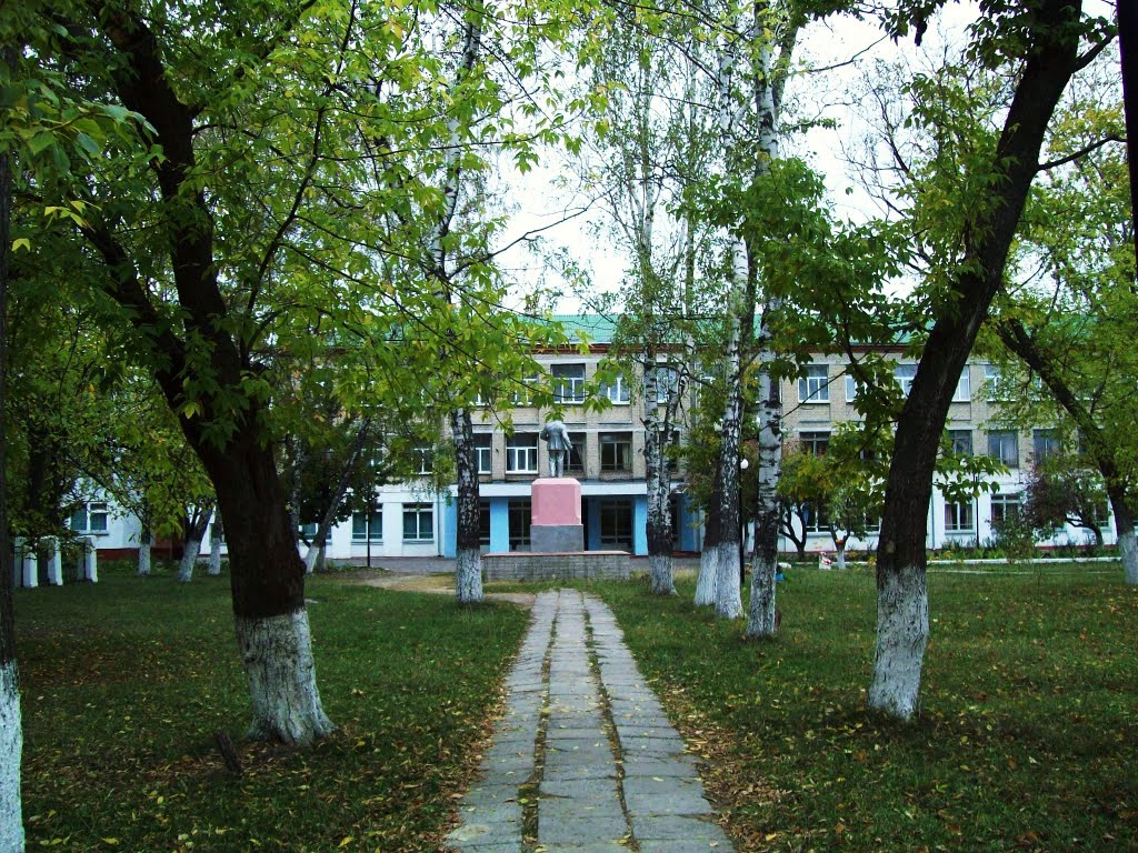Школьная аллея октябрь 2010г.