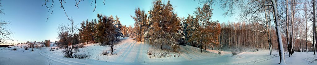 Первый снег 2010г. Панорама