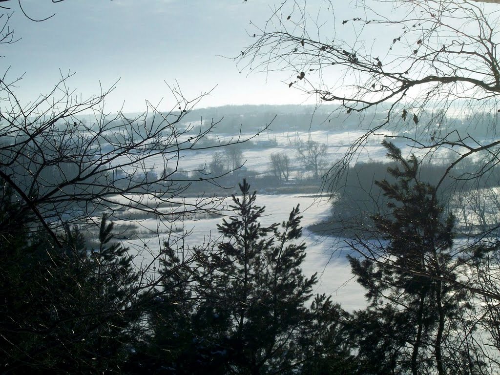 Окно в зиму- январь 2011г. Window at winter