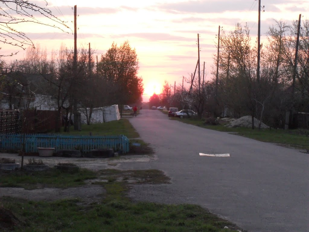 закат на ул. 9 мая | Sunset on the street May 9