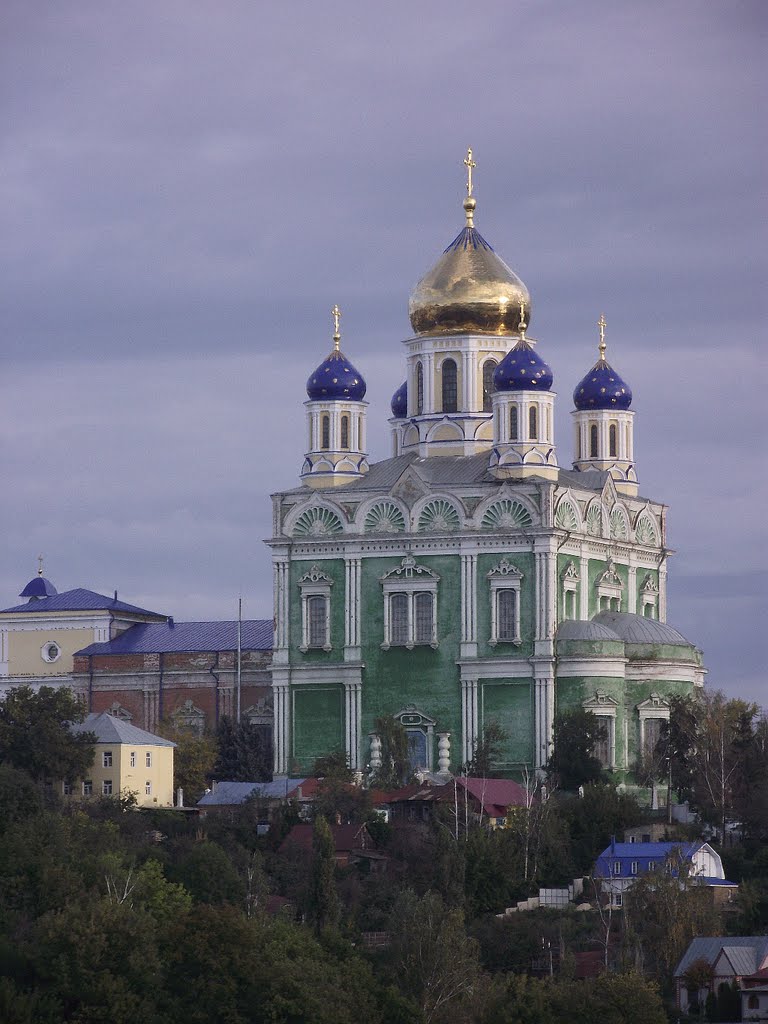 Вид на Вознесенский собор с другого берега