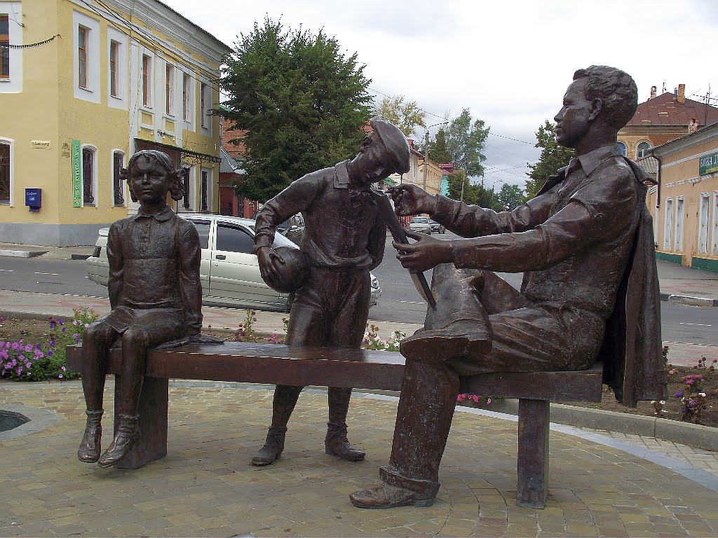 Памятник  художнику Н.Н. Жукову