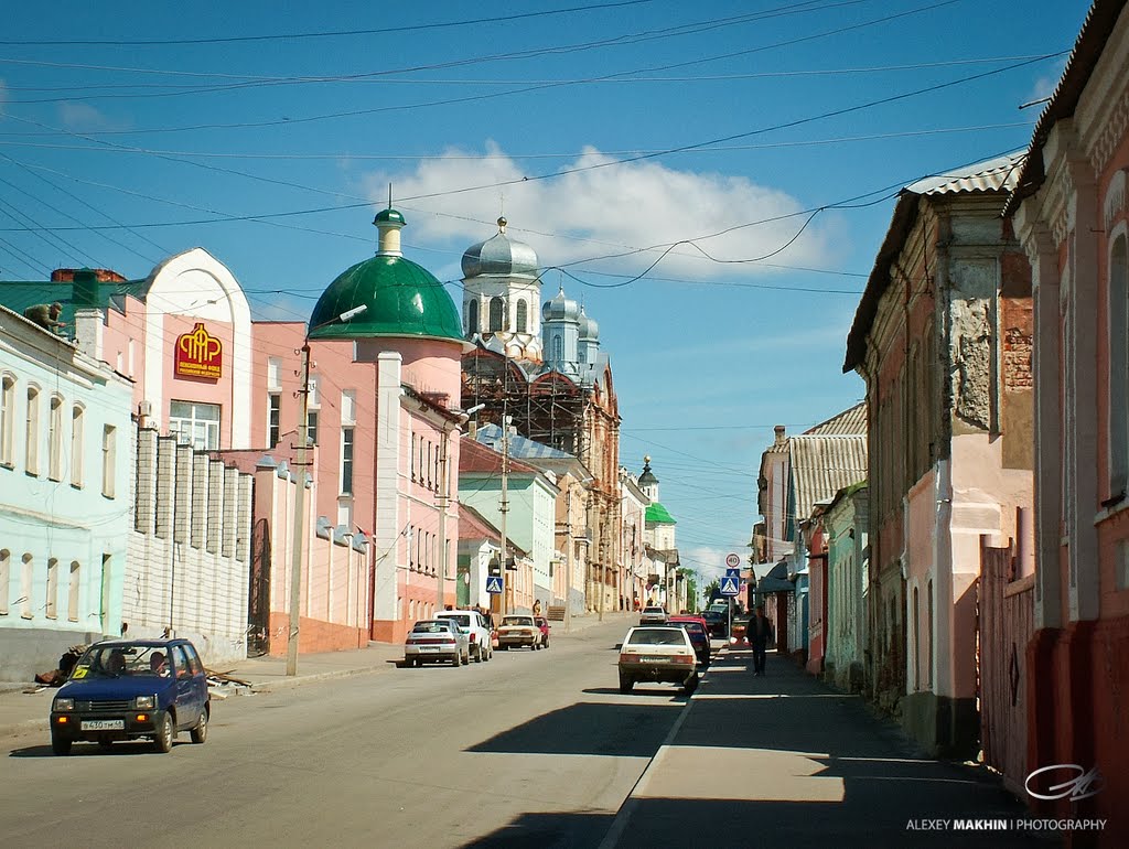 Старый Елец - Вид на Храм Архистратига Михаила (Архангельская церковь)