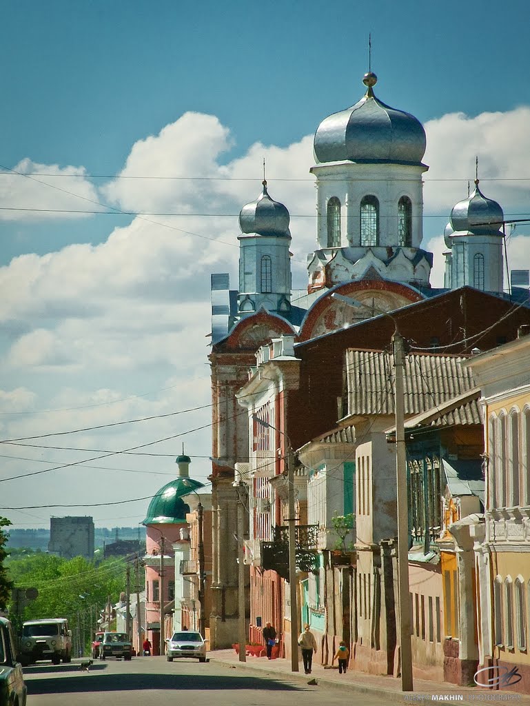 Старый Елец - Вид на Храм Архистратига Михаила (Архангельская церковь)