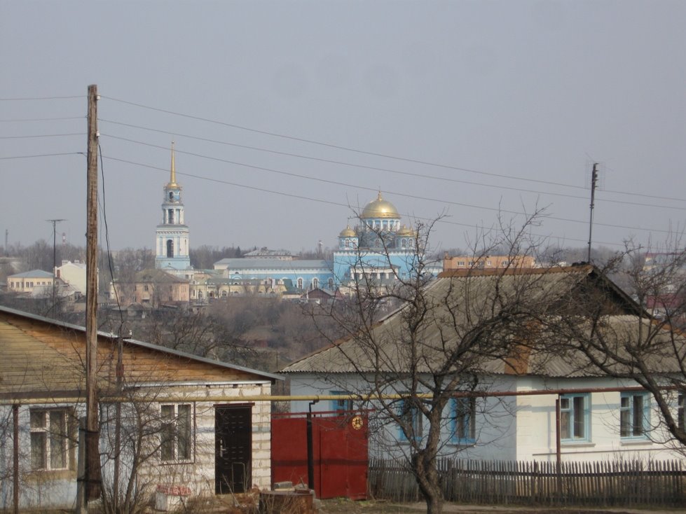 Панорама собора в Лебедяни
