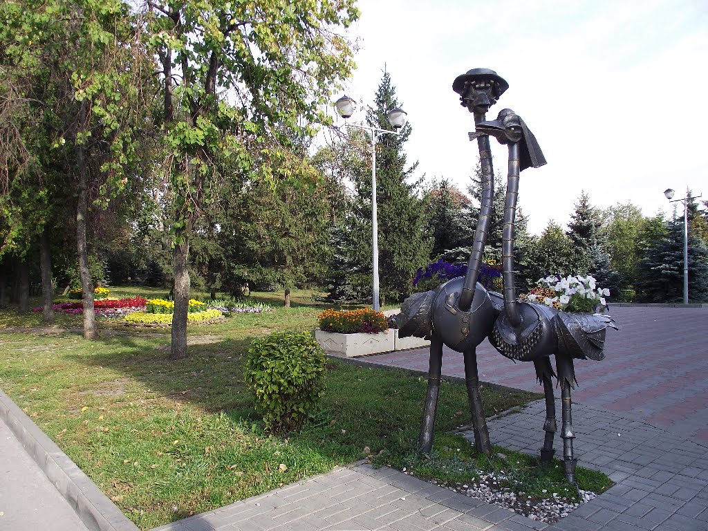 Новобрачные страусы