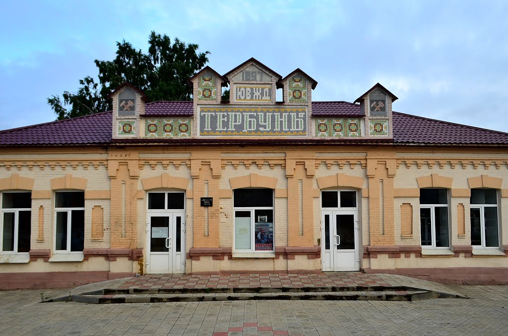 Вокзал станции Тербуны (Railway station Terbuny)