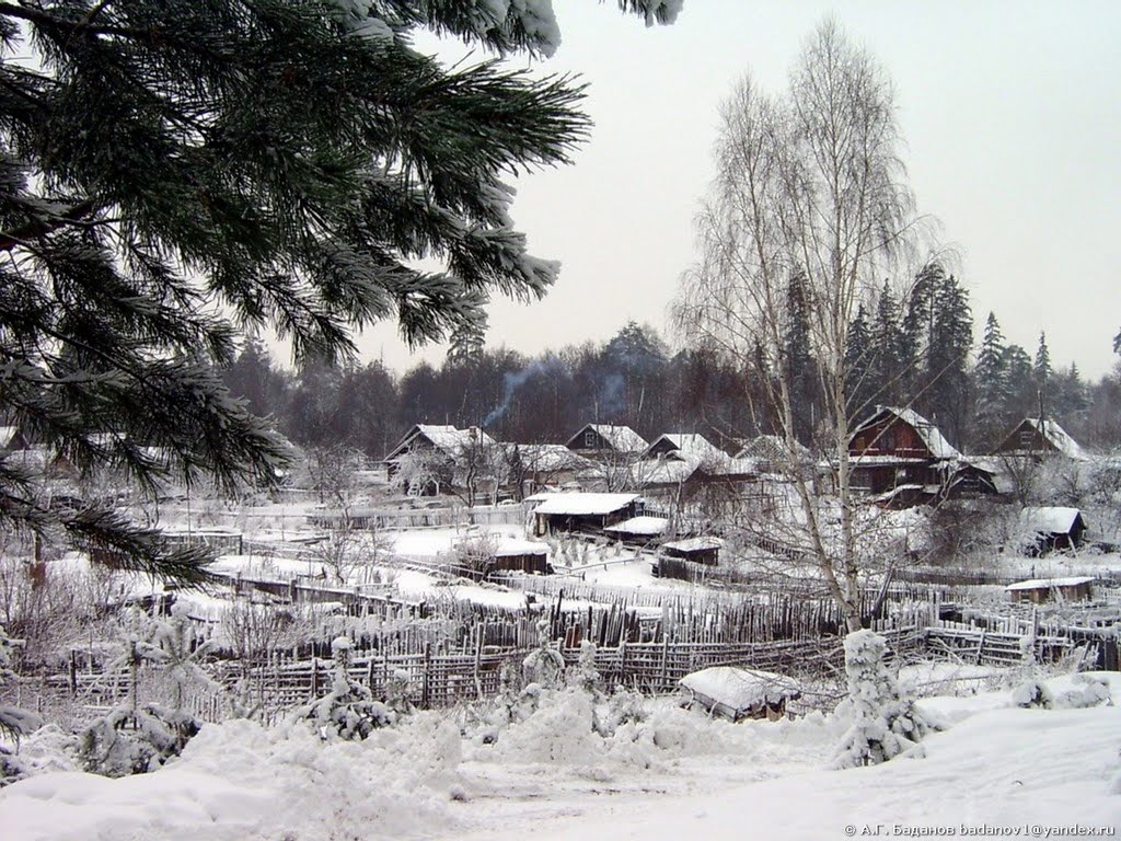 Окраина города Волжска. Рядом городской парк