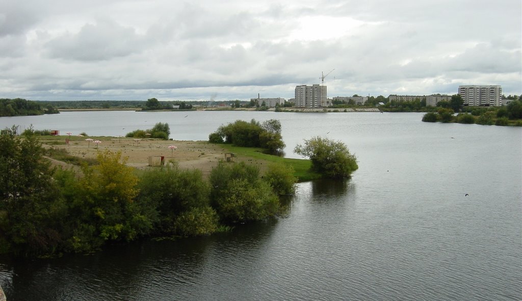 a river Kokshaga  in Йошка́р-Ола́