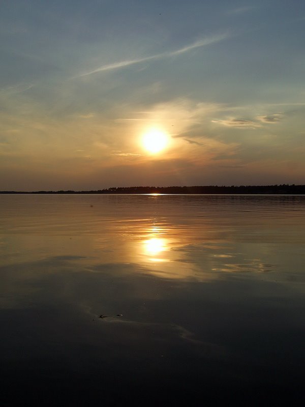 Закат на р. Волга / Sunset on the river Volga