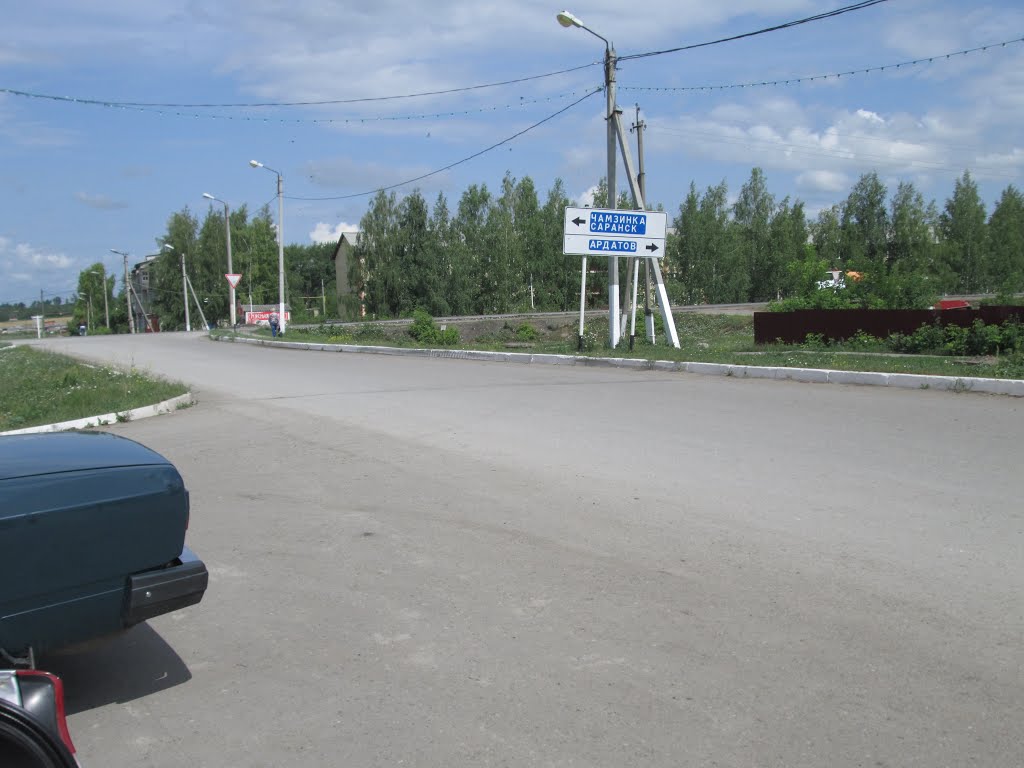 ул. Горюнова, выезд на Саранскую трассу