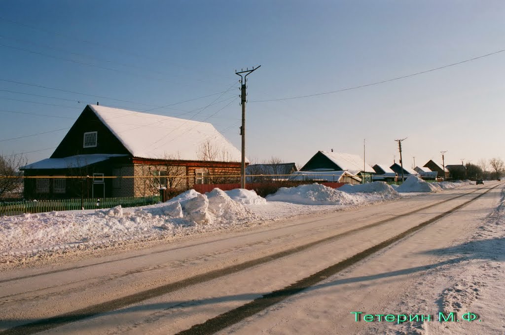 улица Пролетарская зимой