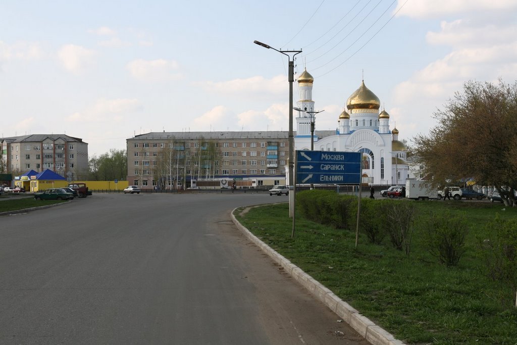 Развилка Москва-Саранск-Ельники