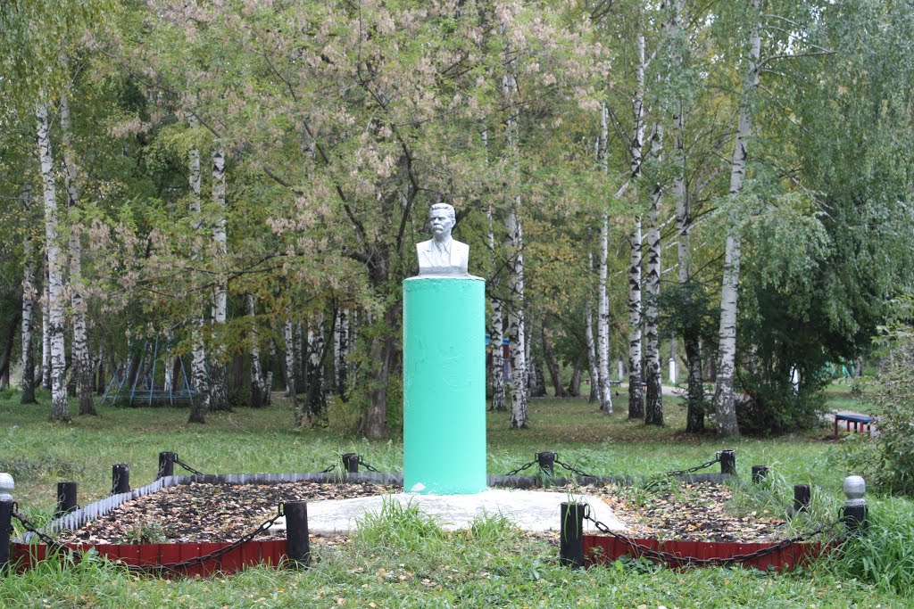 Памятник М. Горькому в парке культуры и отдыха им. М. Горького