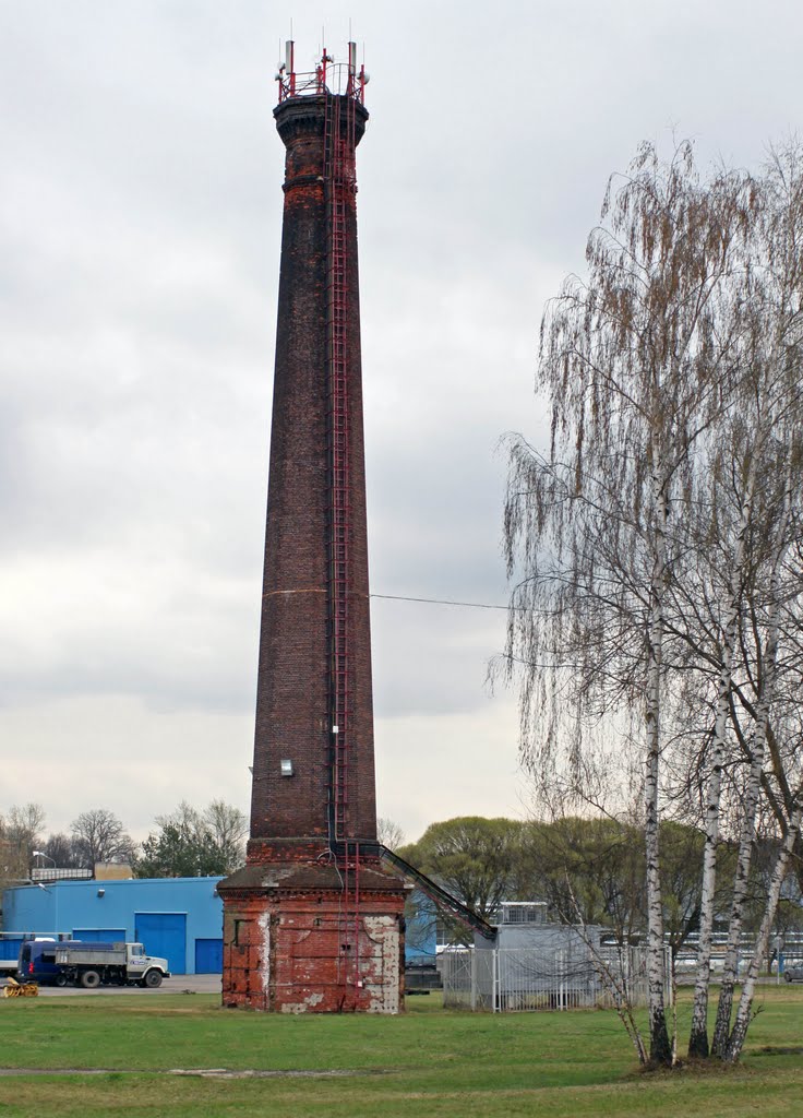 Old chimney at Alfa-Laval premises