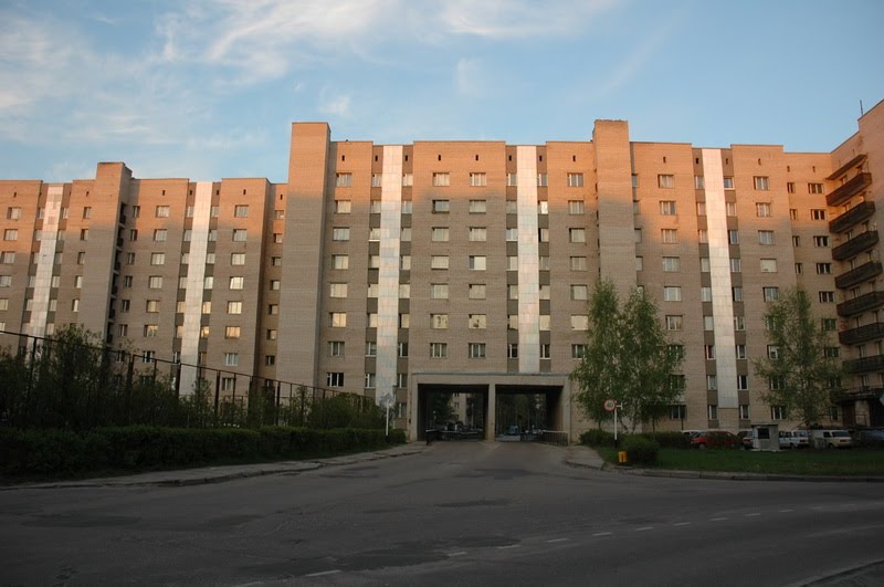 вид на общагу