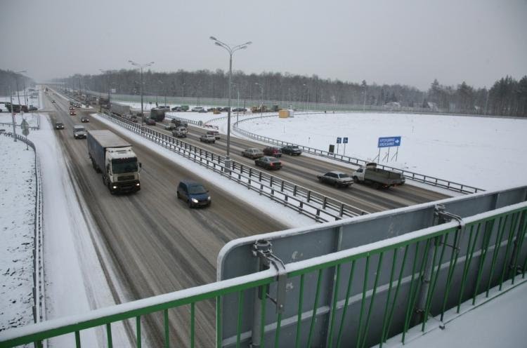 Дорога в поселок "Глаголево Парк".