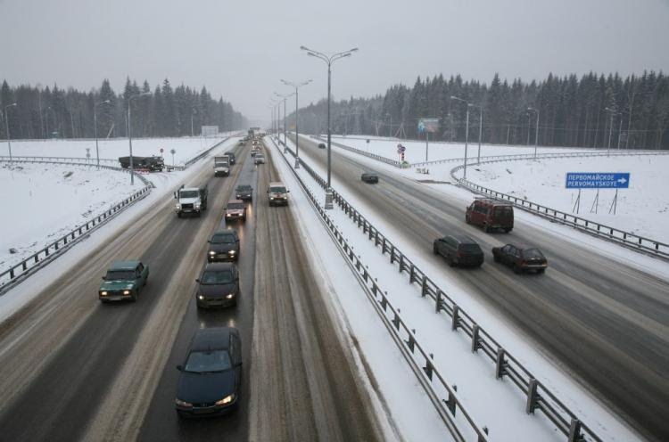 Дорога в поселок "Глаголево Парк".