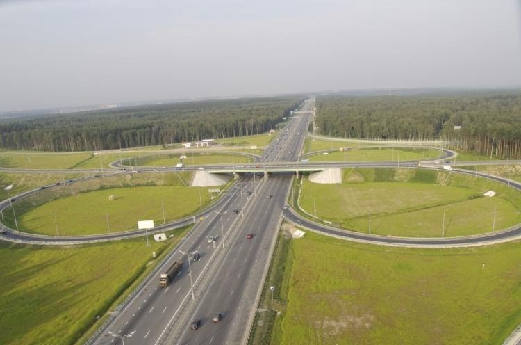 Дорога в поселок "Глаголево Парк".