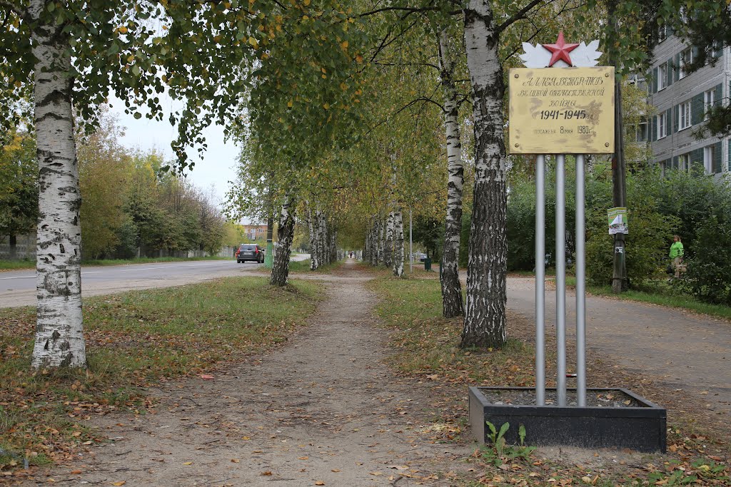 Аллея героев