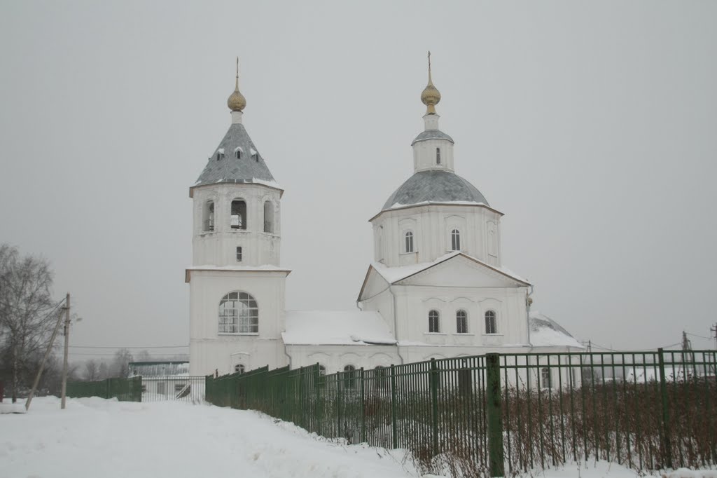 Церковь Богоявления что в Заречеье зима 2011
