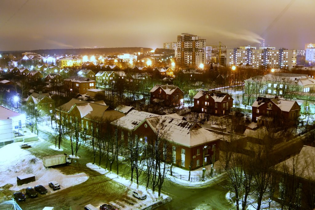 Wintry evening in Vidnoye