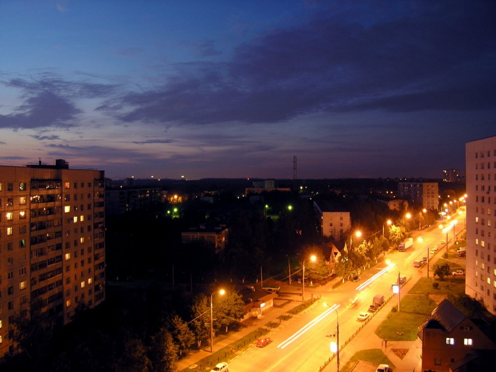PLK avenue in the night