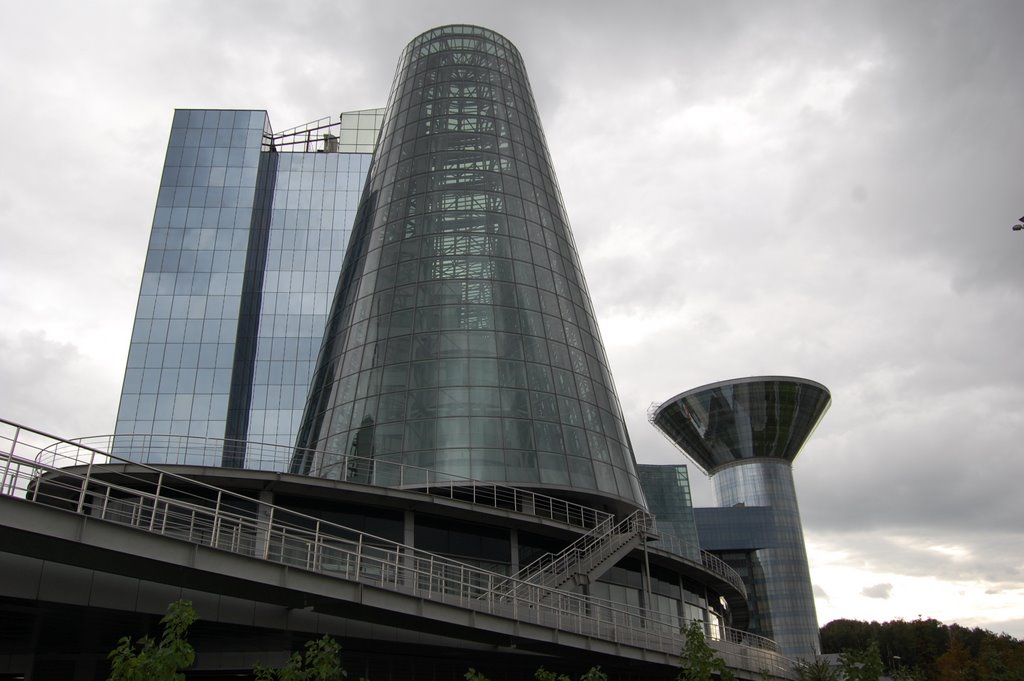 Наша Вавилонская башня-Дом Правительства МО сбоку / Our Babylonian Tower-the House of Moscow region government