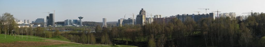Panorama to new part of Krasnogorsk