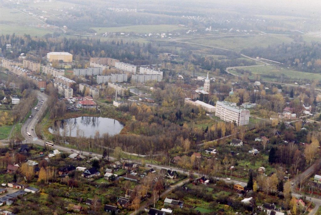 Вид сверху на Деденево