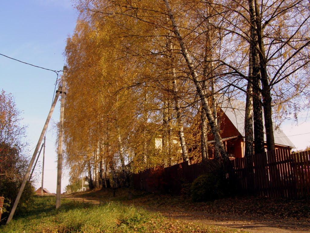 Турист, осень