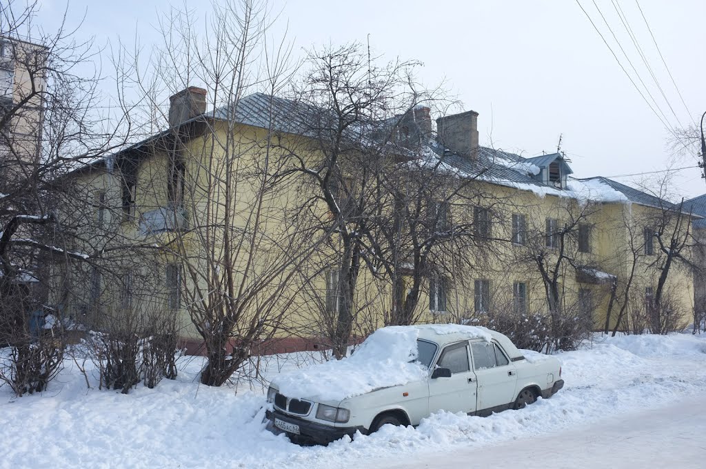 Дедовск. Дом 1950-х годов постройки. Dedovsk. House of the 1950s building