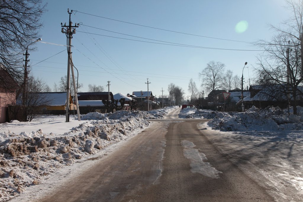Дедовск. Ленинградская улица. Dedovsk. Leningradskaya street