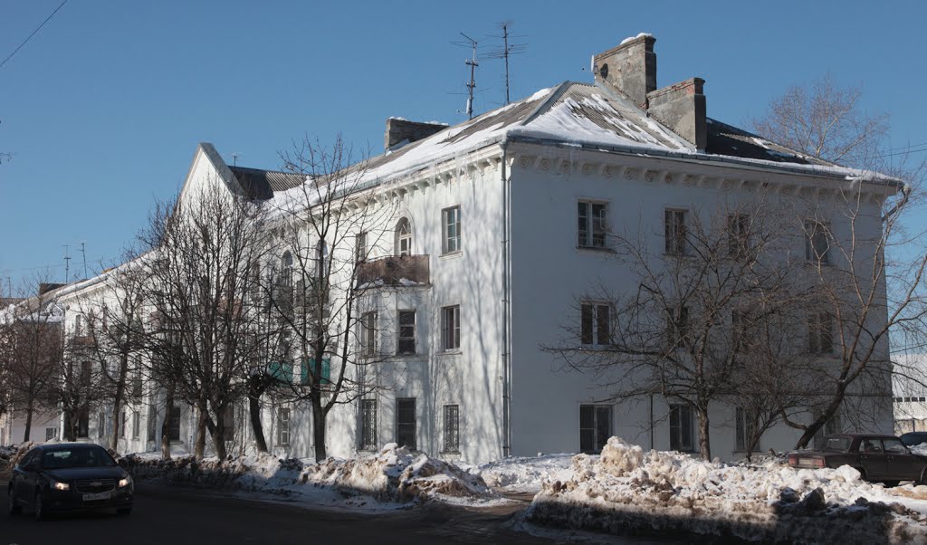 Дедовск. Сталинский дом 1. Dedovsk. Stalin period building 1