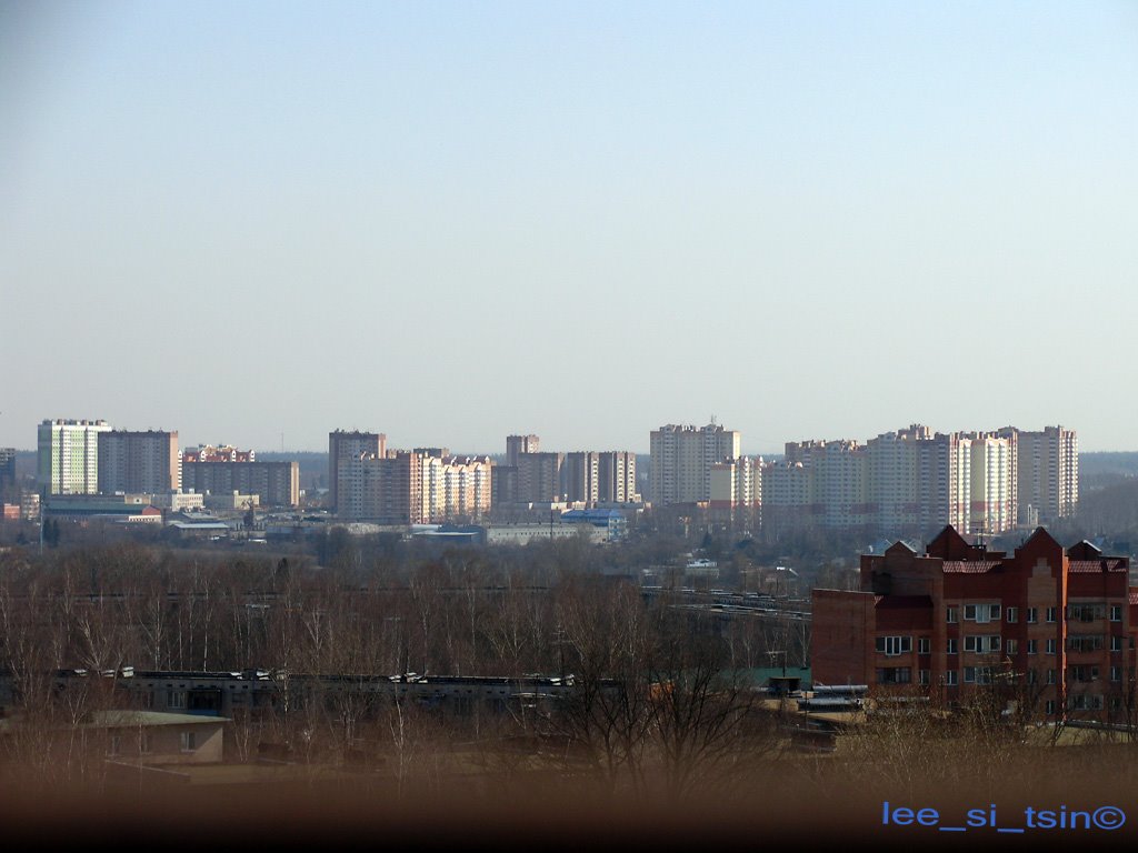 Турецкий городок в Нахабино, вид с крыши Дедовска