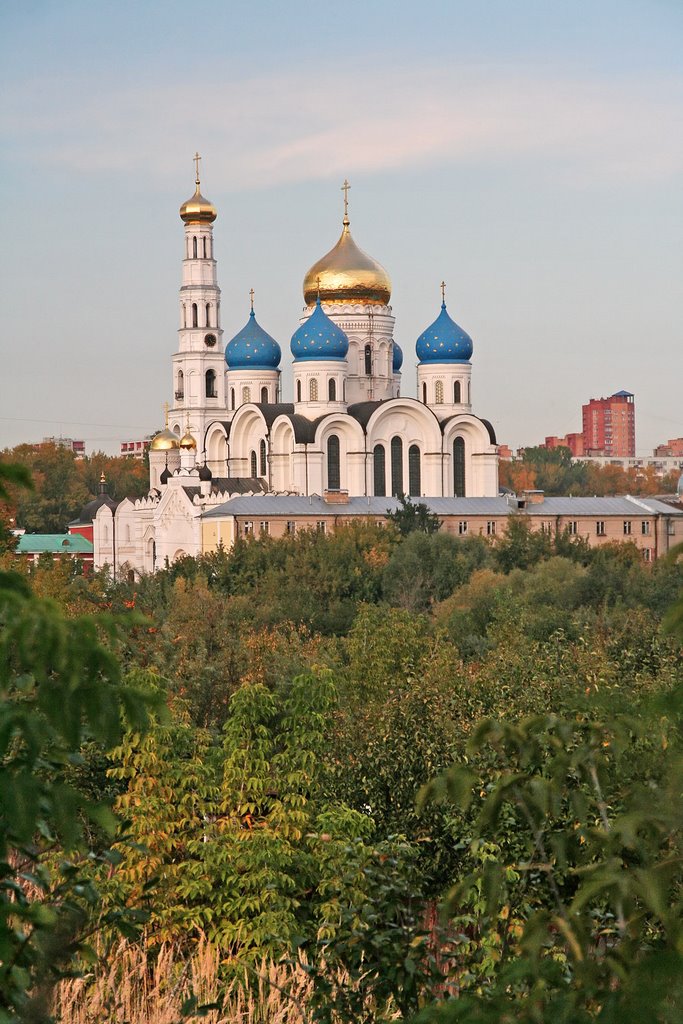 Николо-Угрешский монастырь. Вид от Москвы-реки