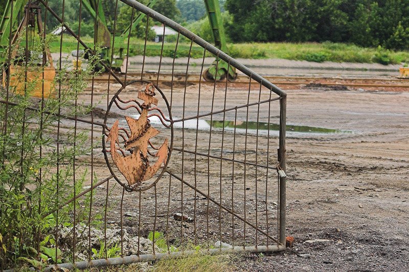 ворота речного порта