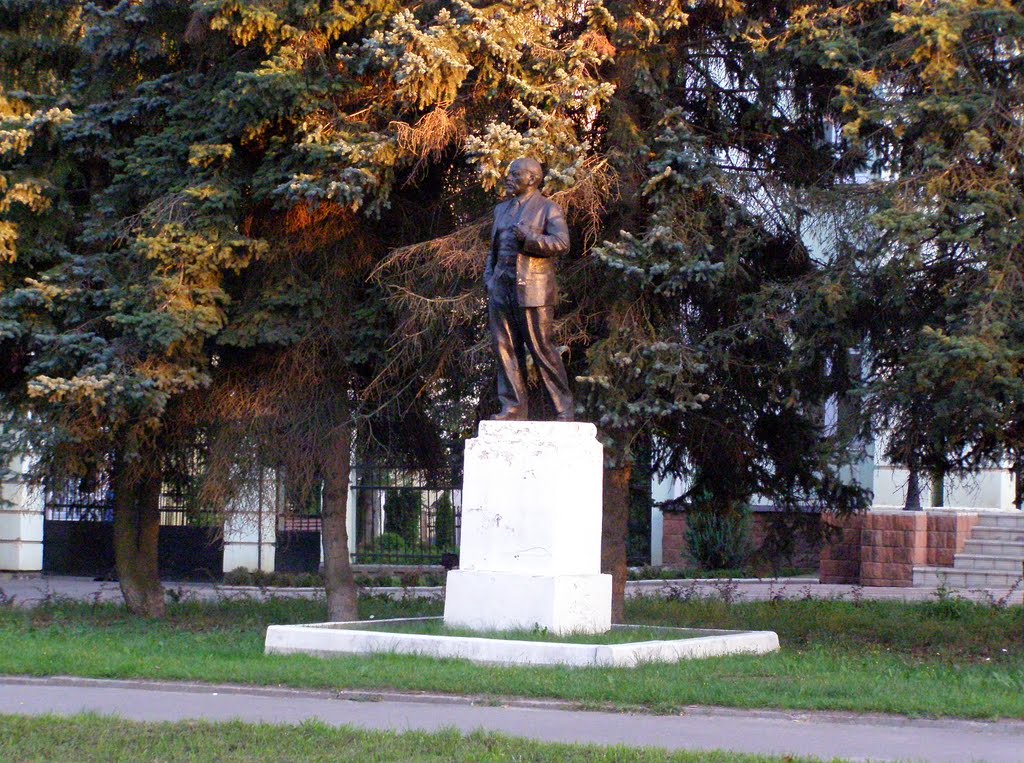 Ленин на Большевистской улице в Дмитрове.