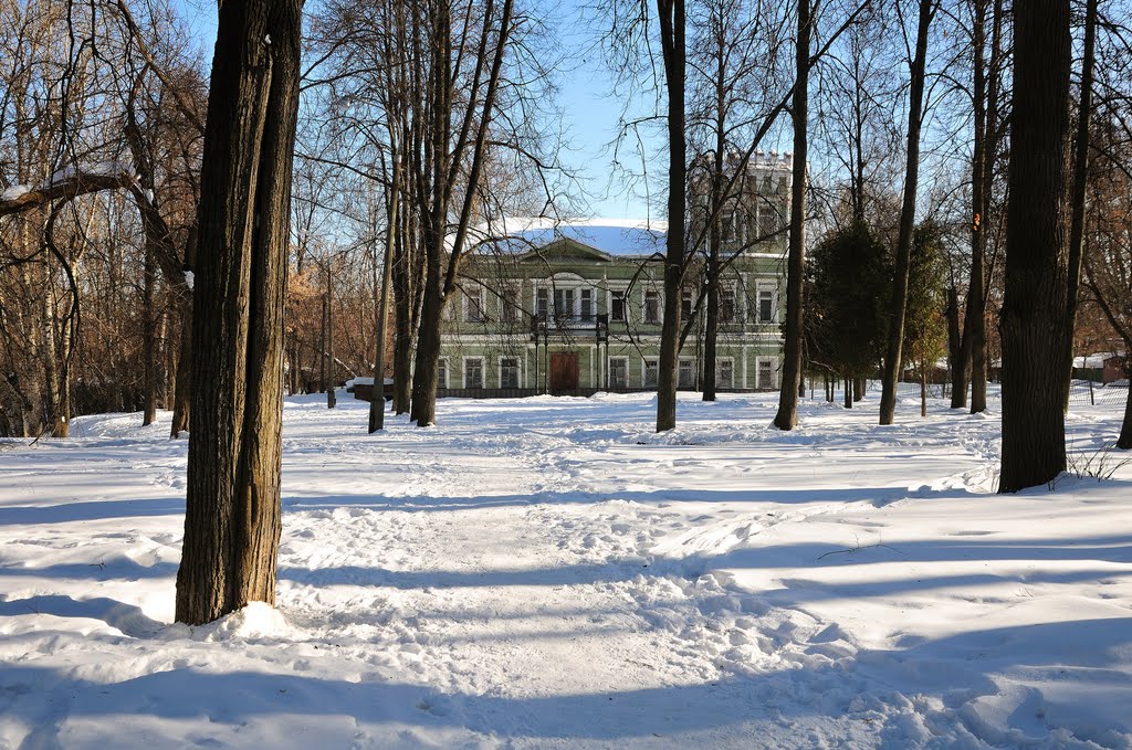 Дом с башней в усадьбе Мысово