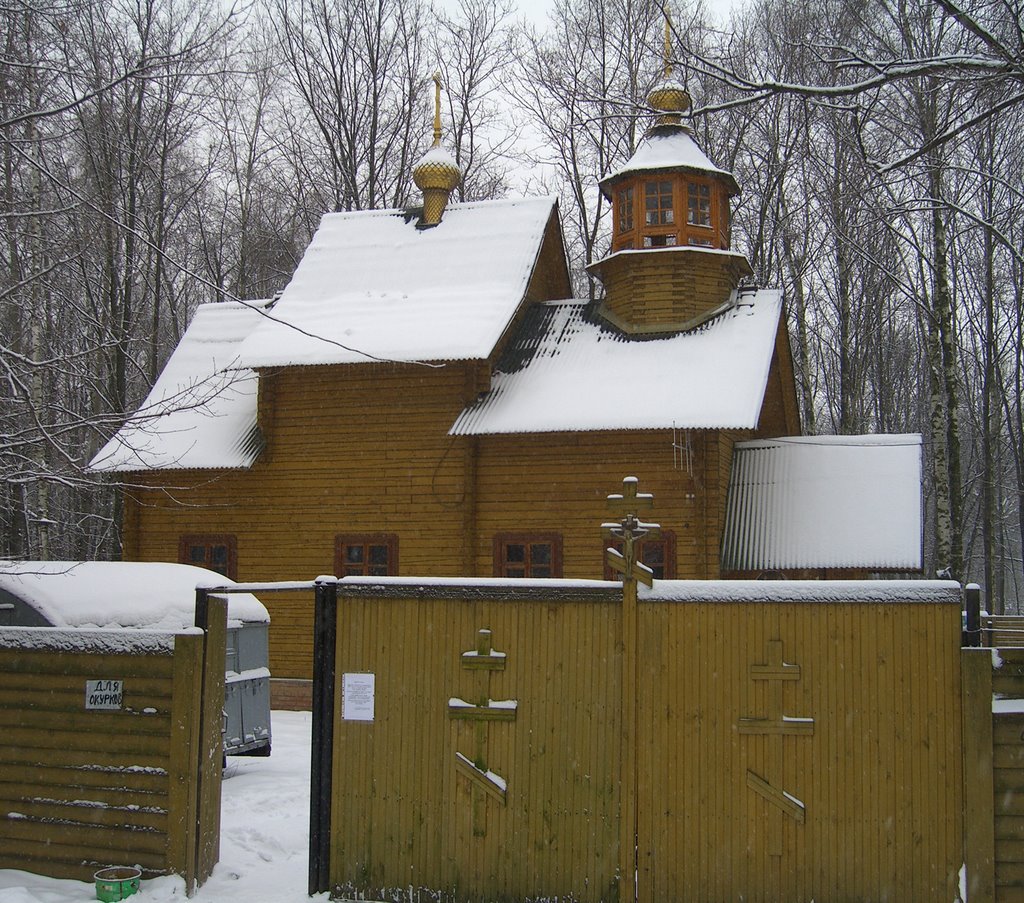 Church on cemetery